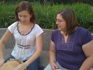 With April at Drumbone, African Drumming at Hamline University