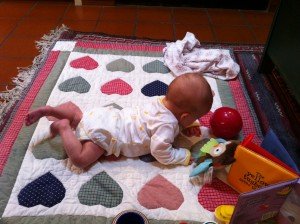 Mad skills at tummy-time