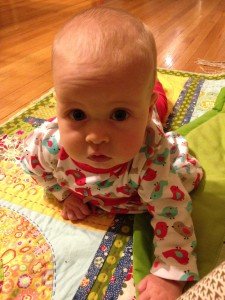 So nearly crawling!